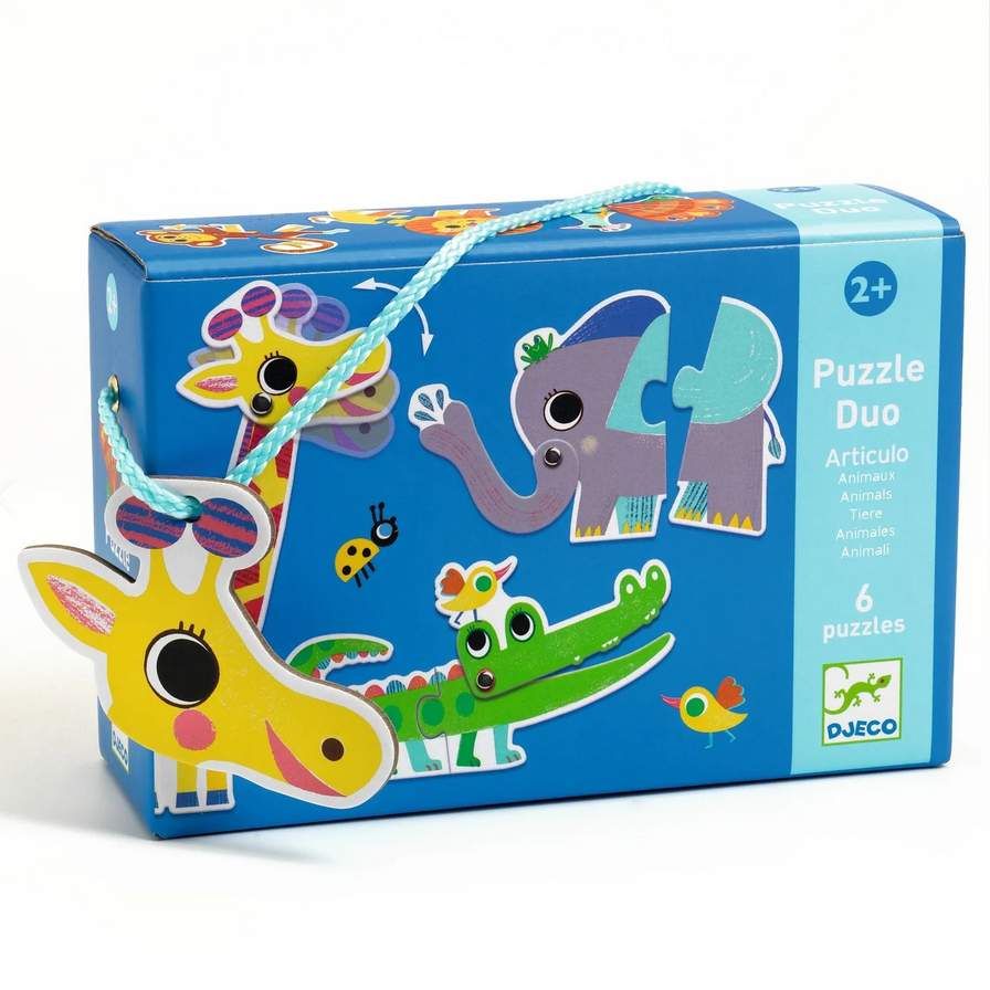 Animals Puzzle Duo Matching Activity