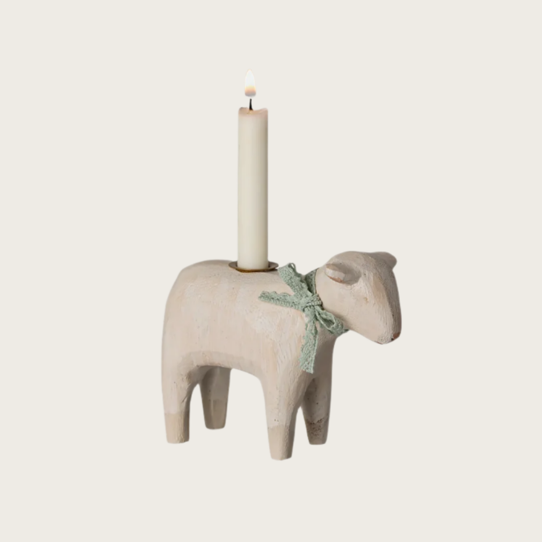 Lamb Candle holder - Mint