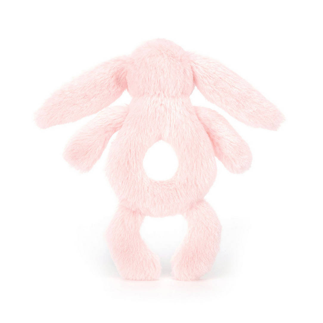 Bashful Pink Bunny Ring Rattle