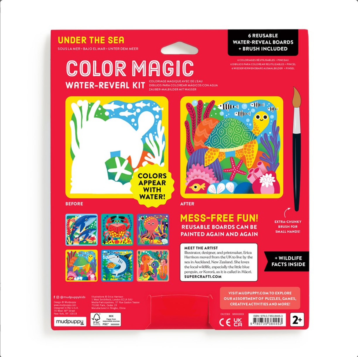 Under The Sea Color Magic Water-Reveal Kit