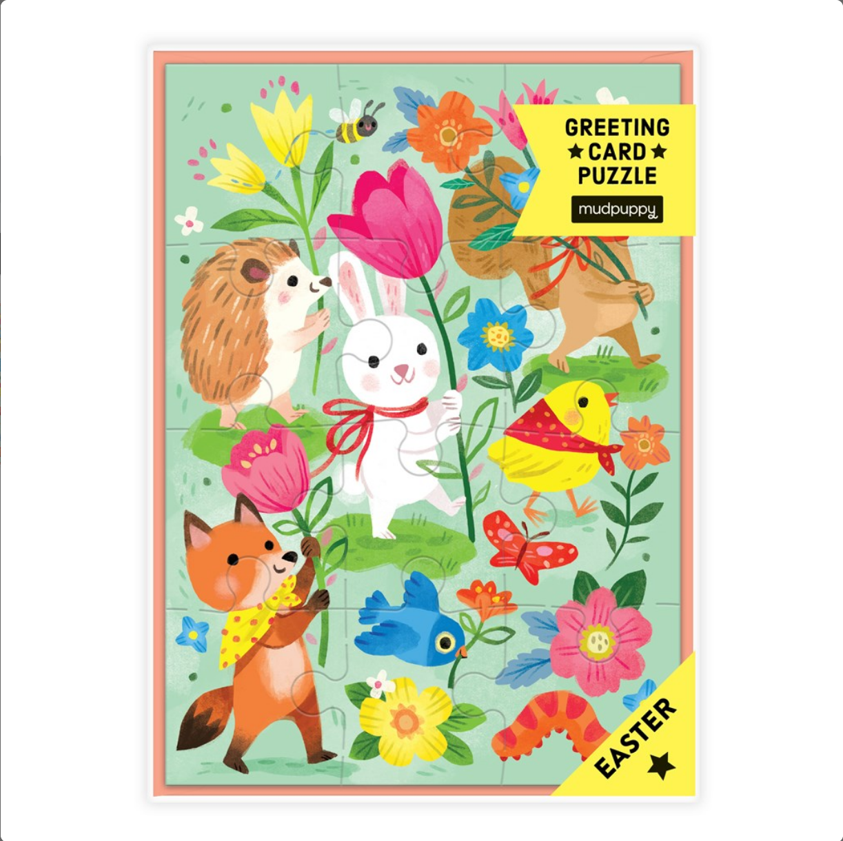 Hoppy Easter! Greeting Card Puzzle -12PCS