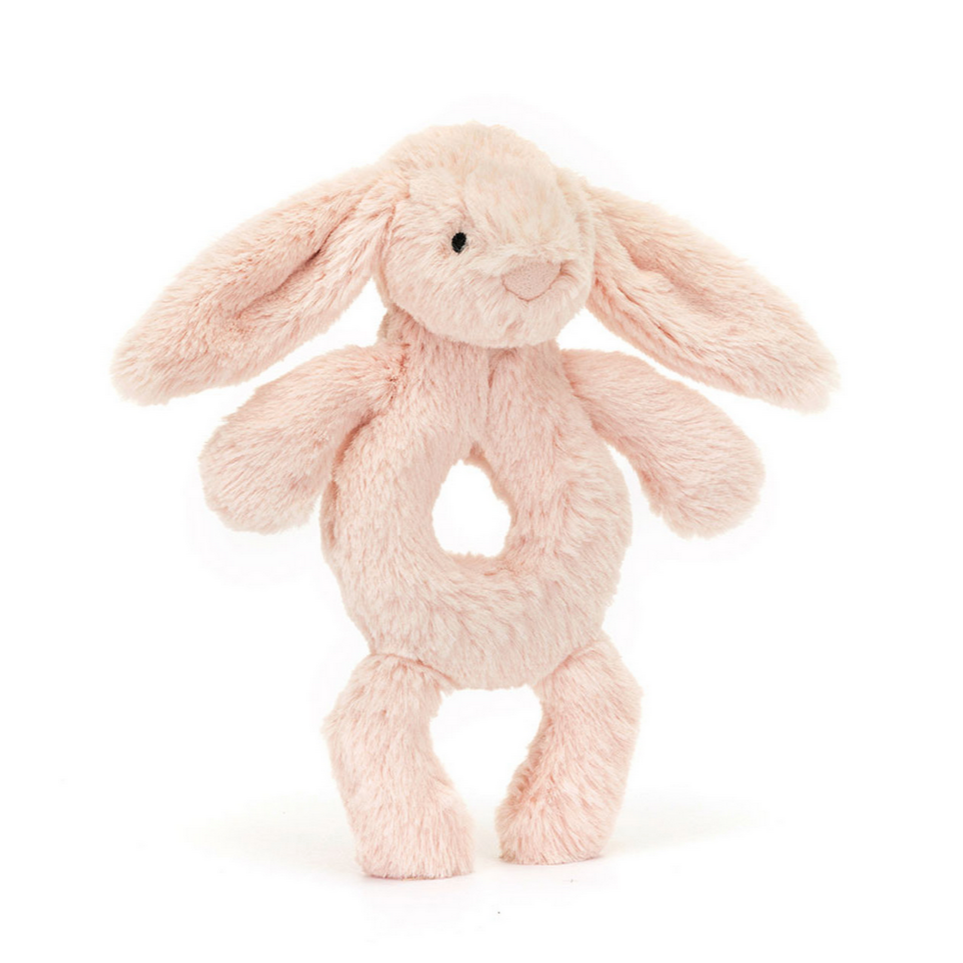 Bashful Blush Bunny Ring Rattle