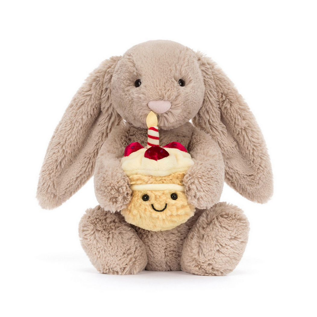 Bashful Beige Bunny 'Birthday'