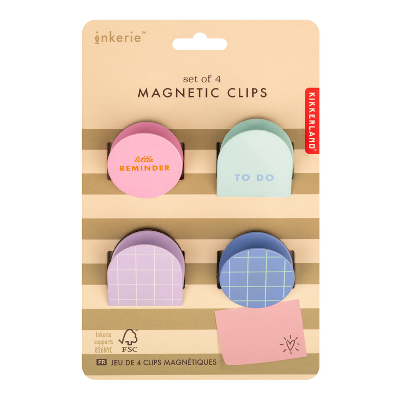 Set of 4 Magnetic Clips