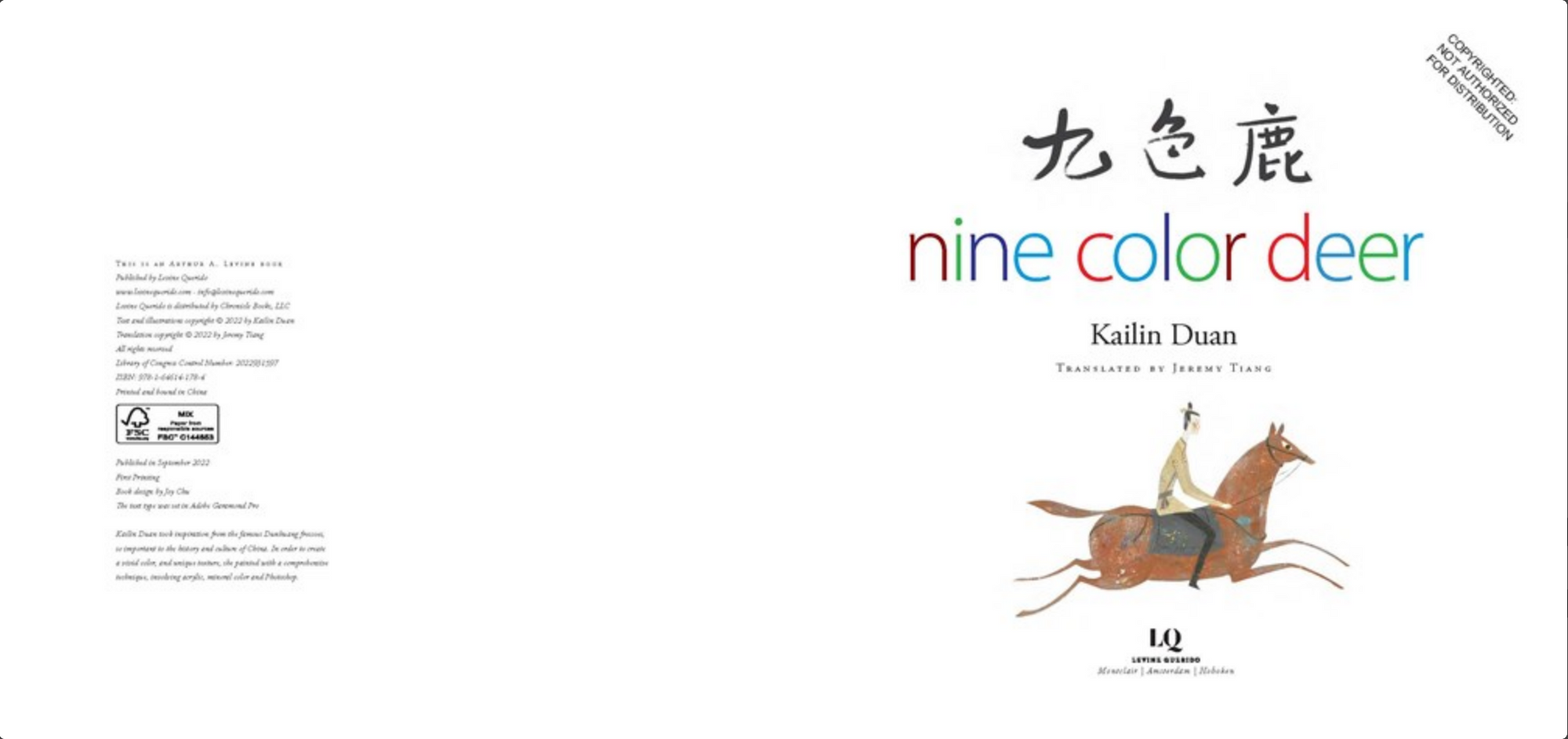 Nine Color Deer