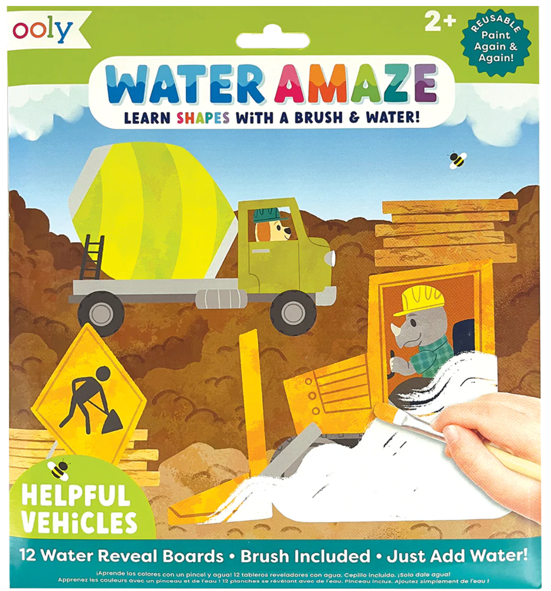 Water Amaze Water Reveal Boards - Helpful Vehicles
