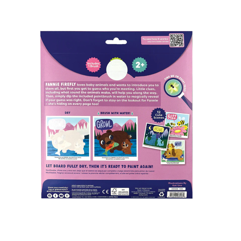 Water Amaze Water Reveal Boards - Baby Animals