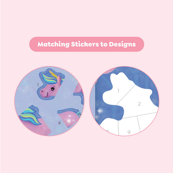 Sticker by Numbers - Magical Garden