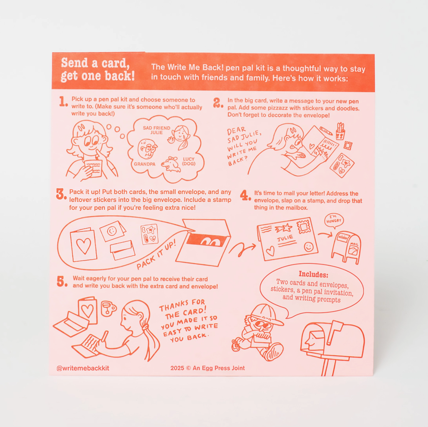 Better Place + Check Write Me Back Pen Pal Kit By Hellolucky