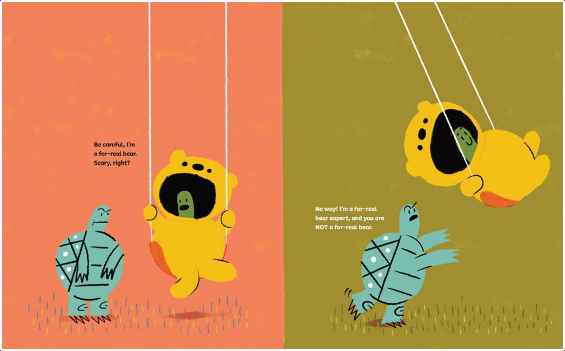 Bearsuit Turtle Makes a Friend: A Picture Book