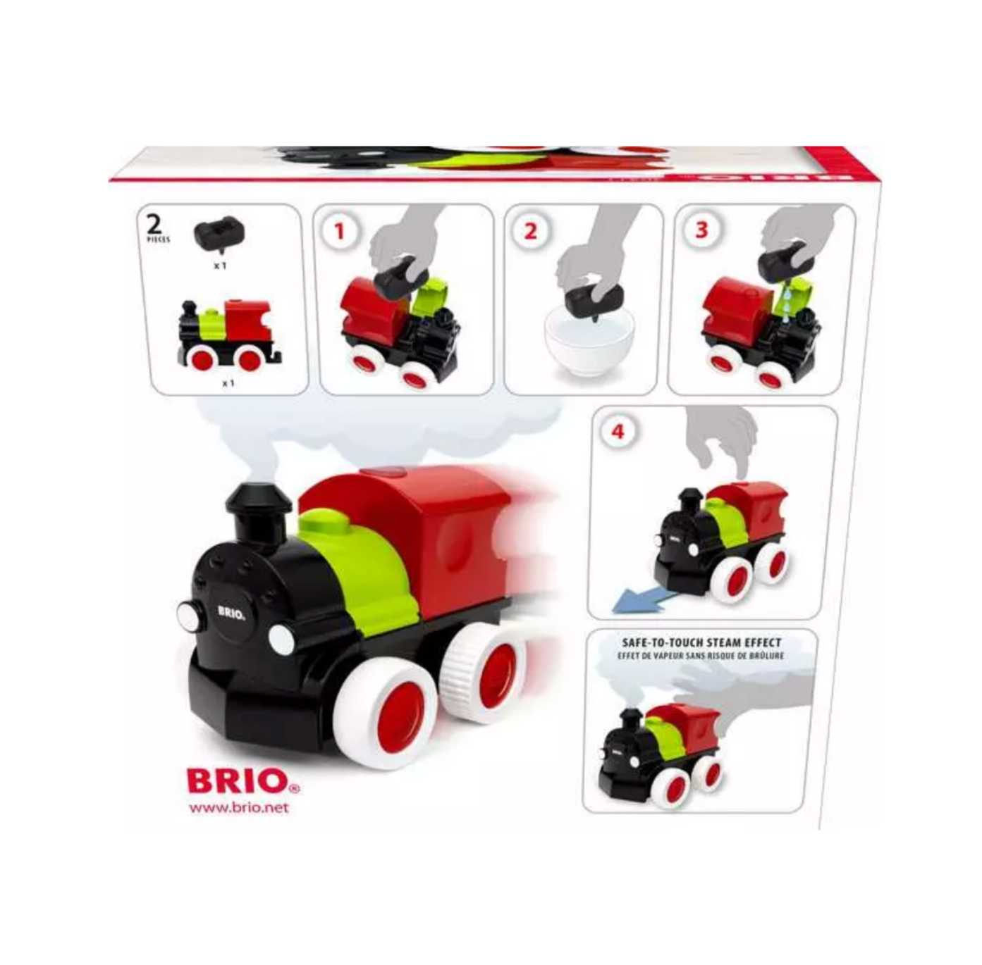 BRIO Steam & Go Train - Wooden toy