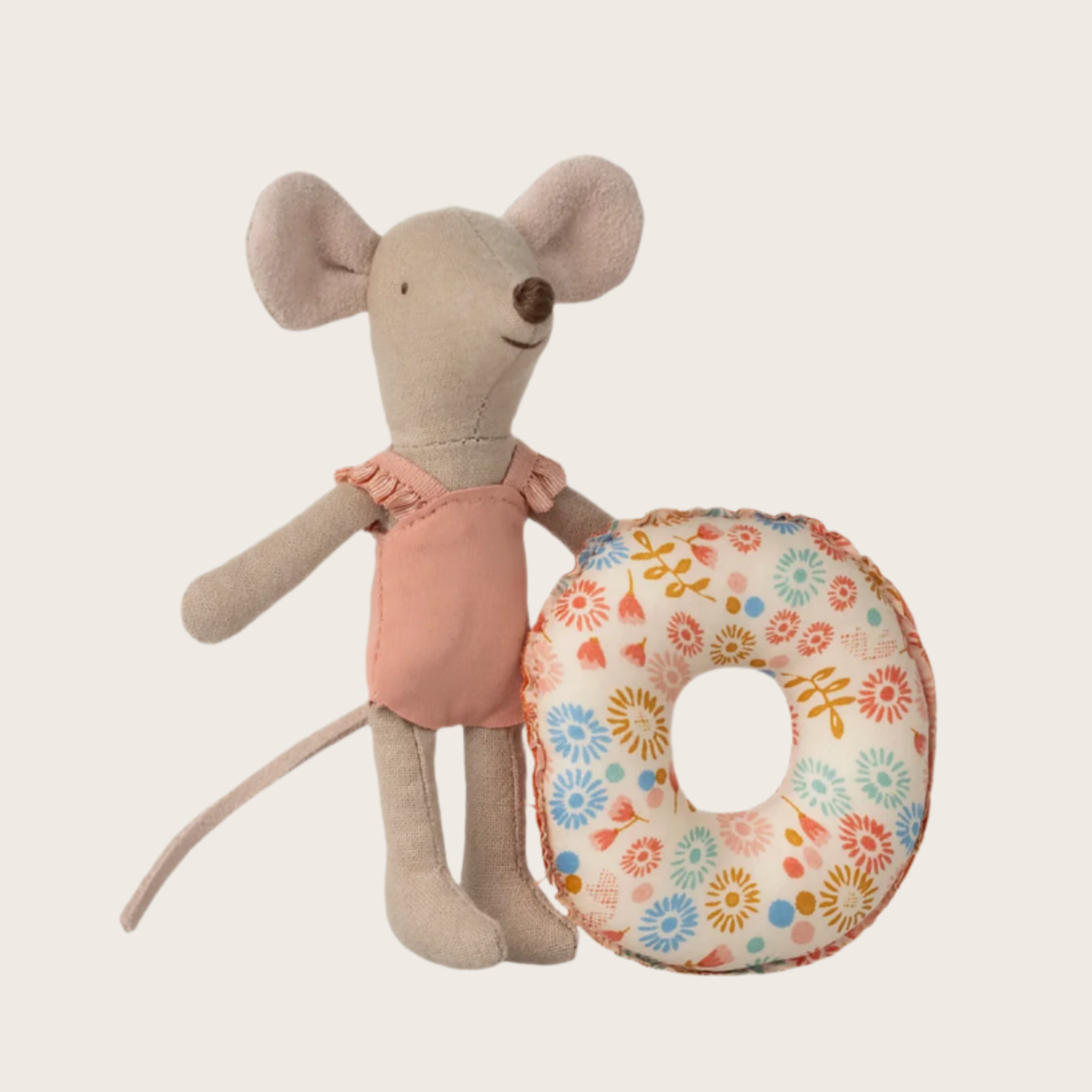 Beach mouse with float - Little sister - Flower