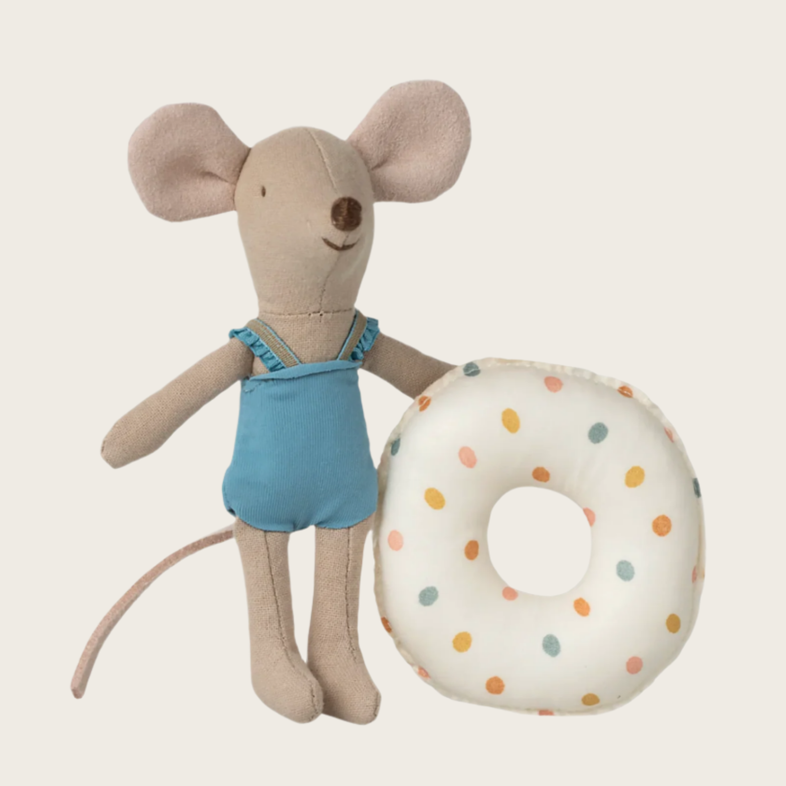 Beach mouse with float - Little sister - multi Dot