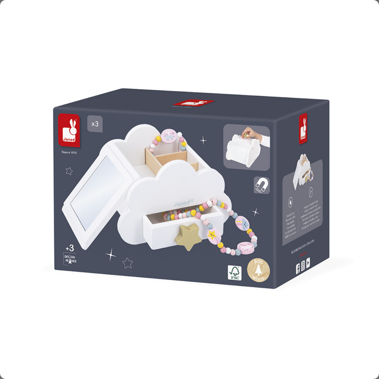 Unicorn Wooden Jewelry Box