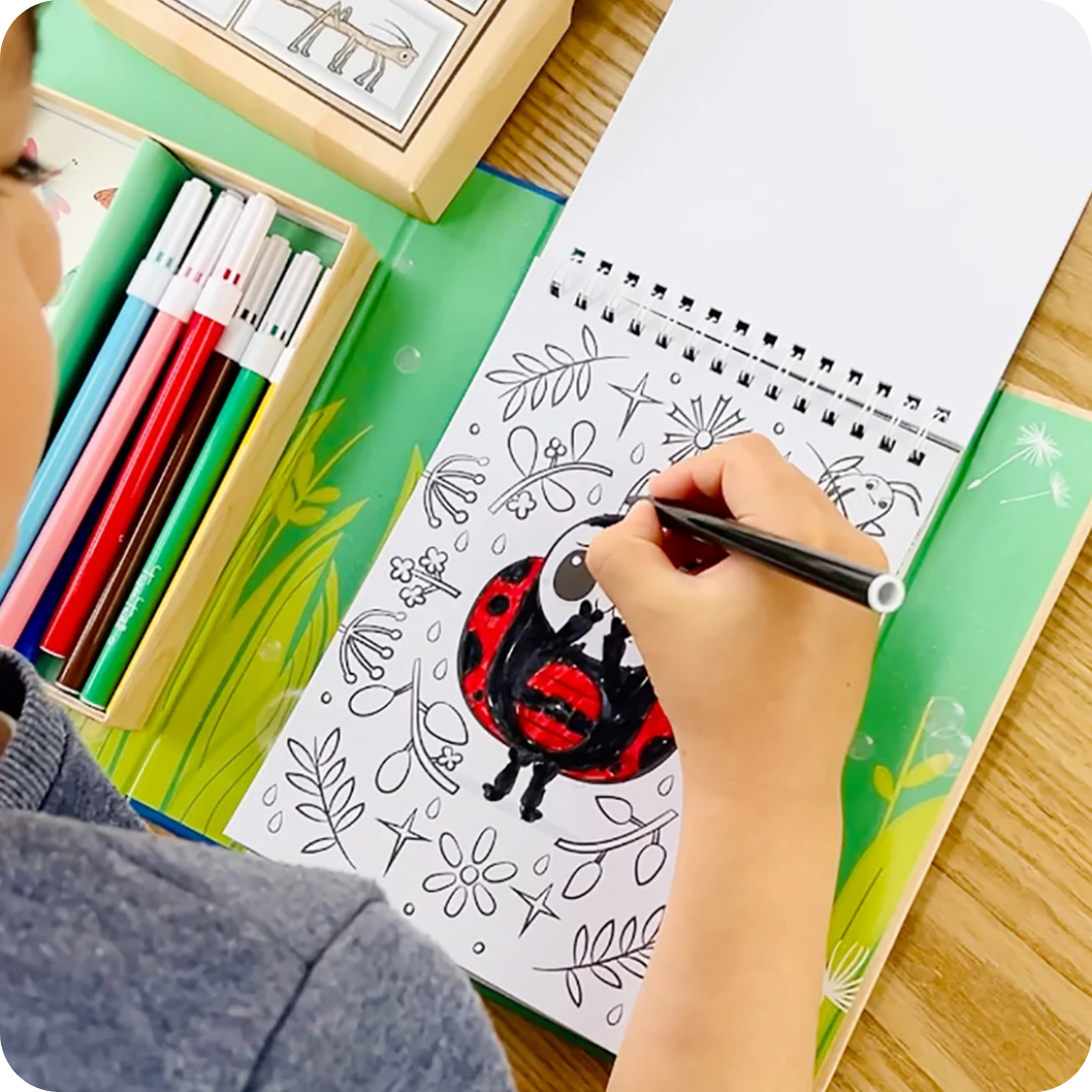 Coloring Set - Backyard Bugs