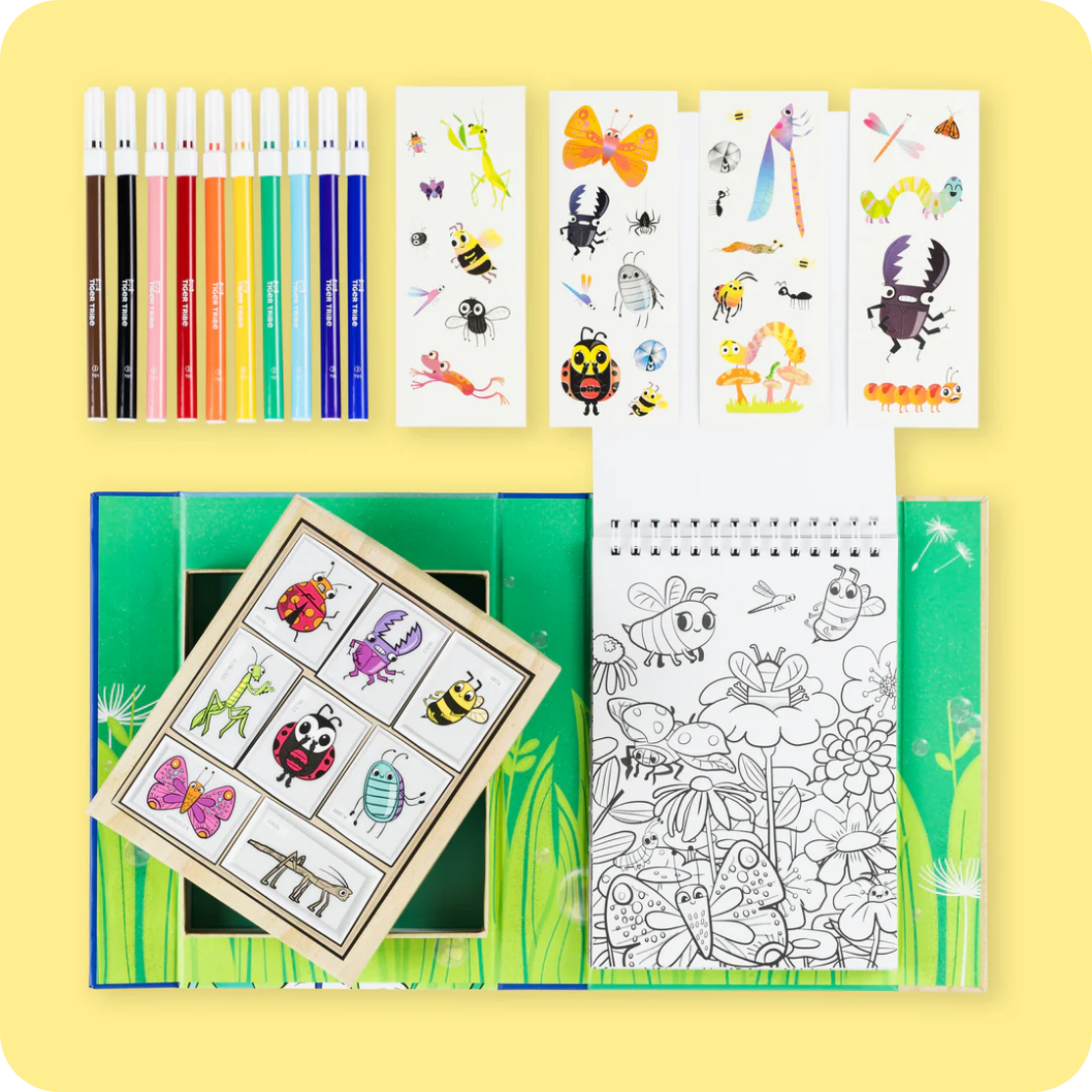 Coloring Set - Backyard Bugs