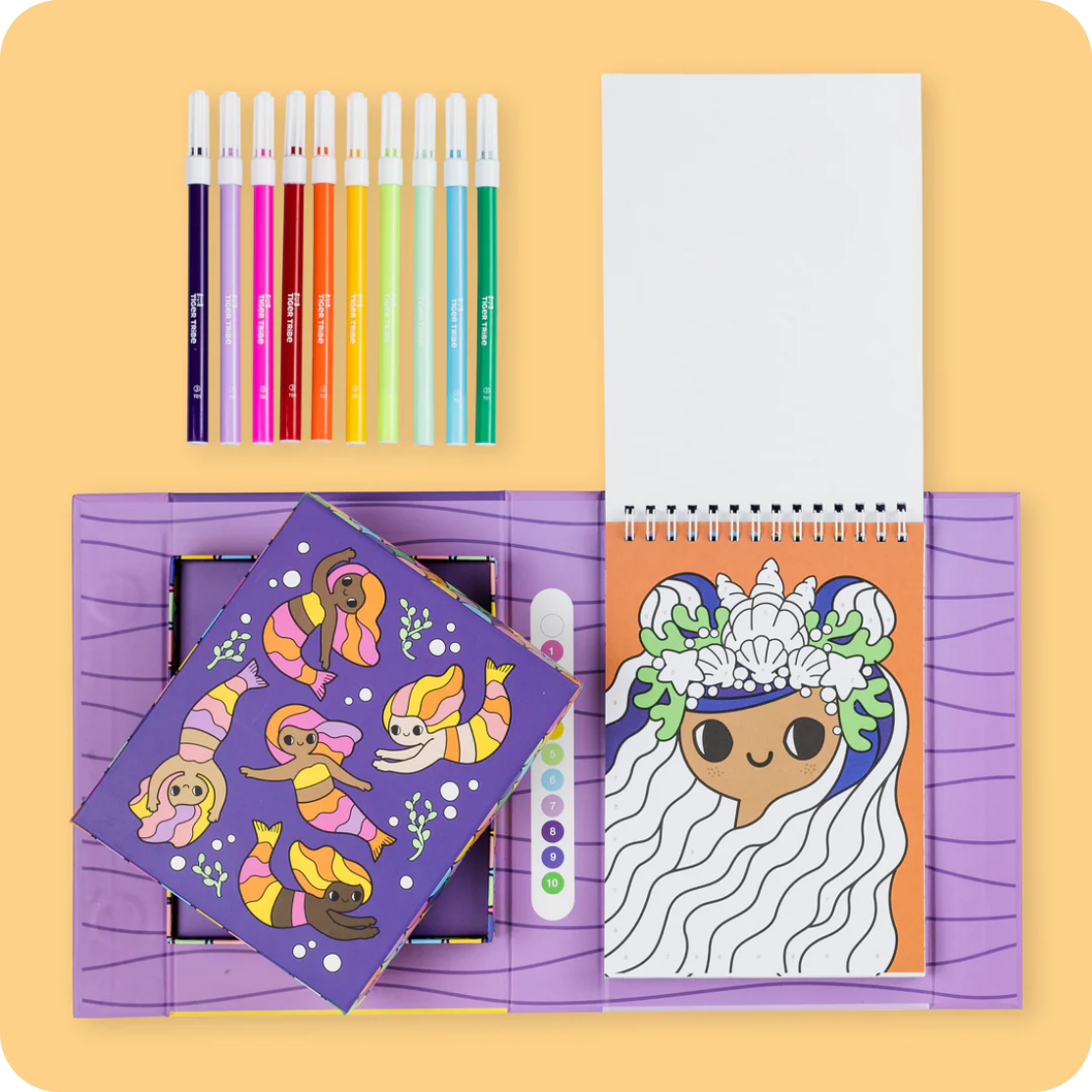 Color by Numbers - Mermaids and Friends