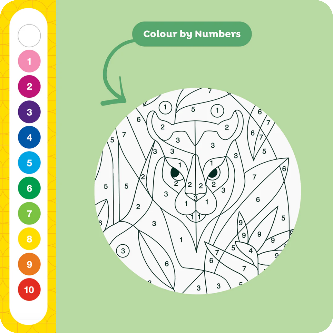 Color by Numbers - The Tropics
