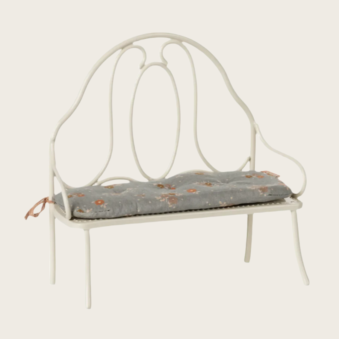 Vintage bench, Miniature - Off white