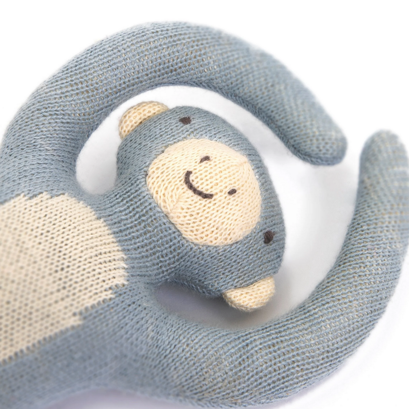 Organic Monkey Baby Rattle
