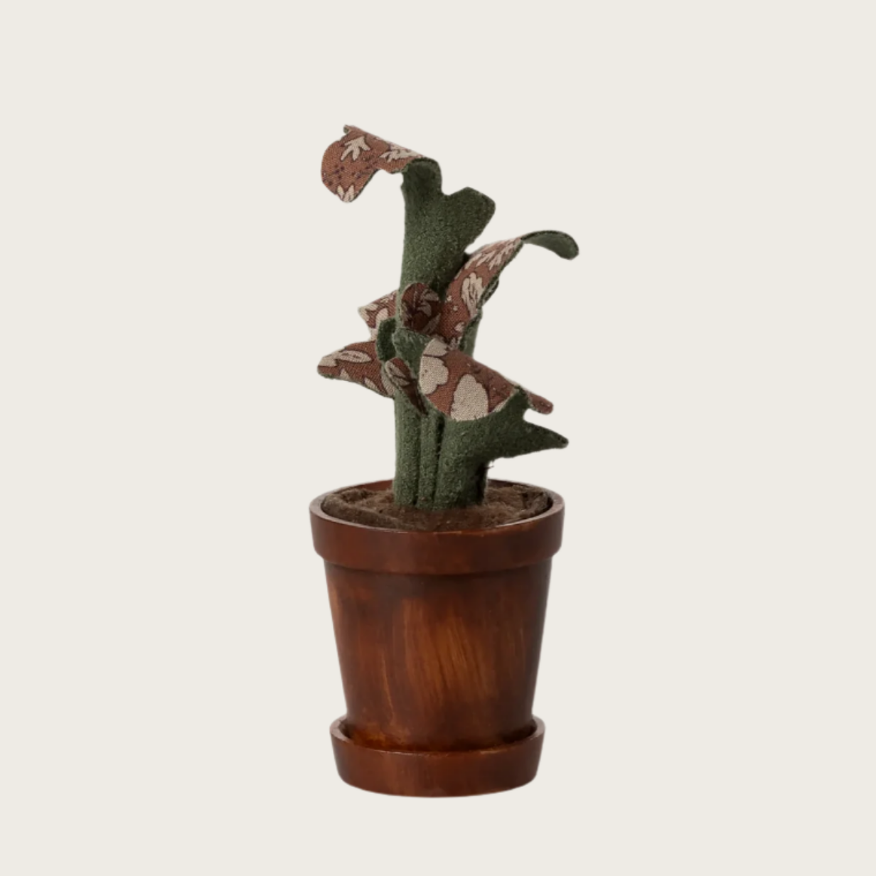 Flower pot with plant- Miniature