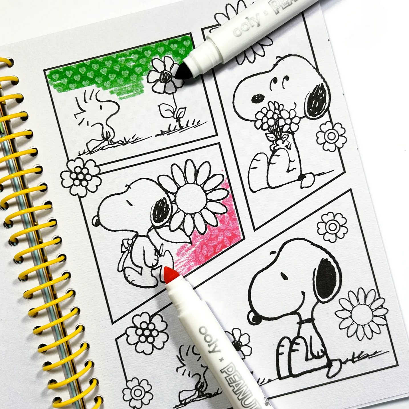 OOLY x Peanuts Coloring Activity & Sticker Kit