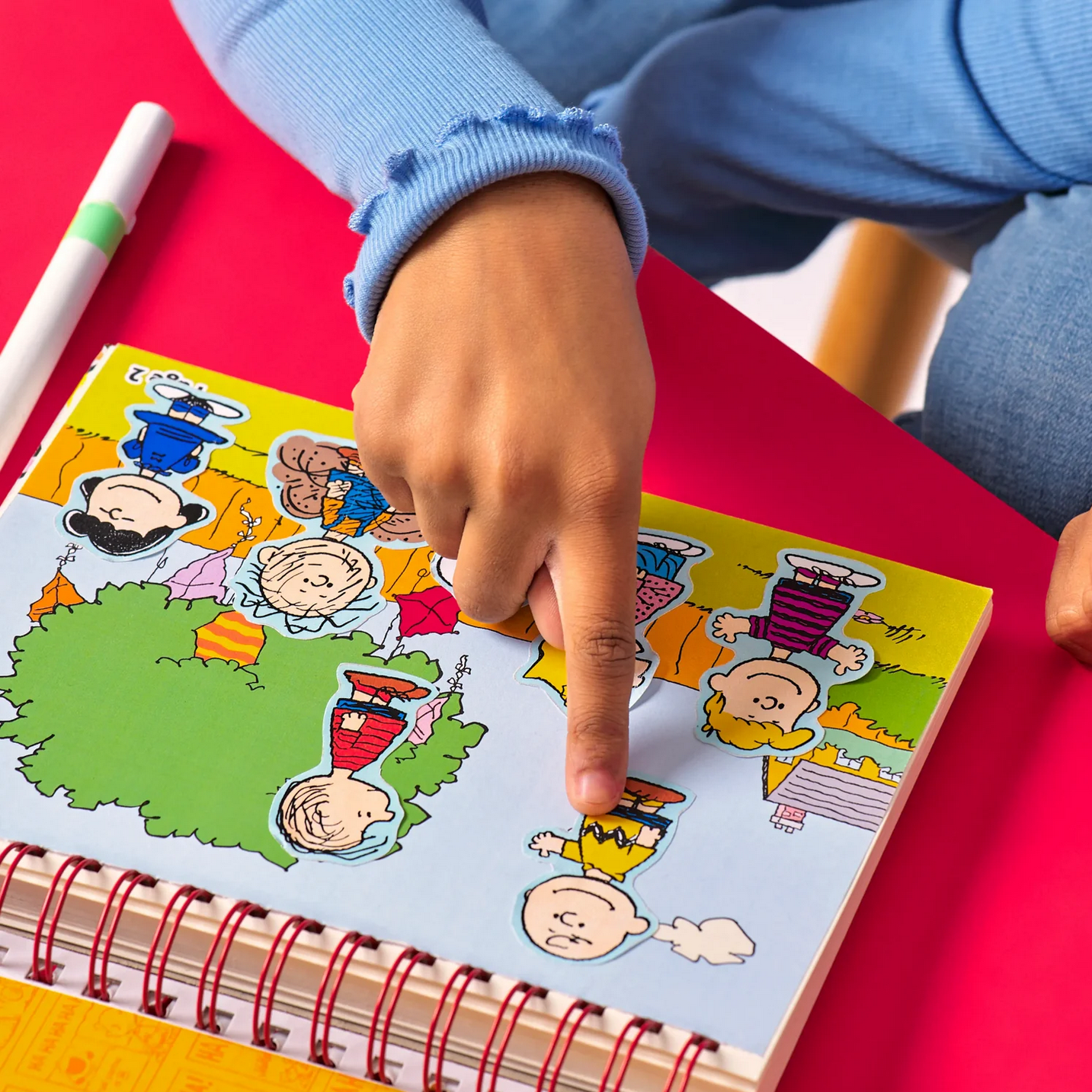 OOLY x Peanuts Coloring Activity & Sticker Kit
