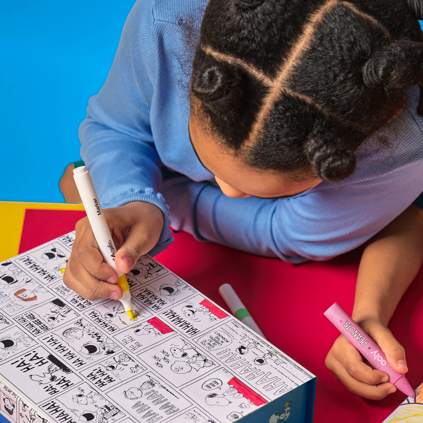 OOLY x Peanuts Coloring Activity & Sticker Kit
