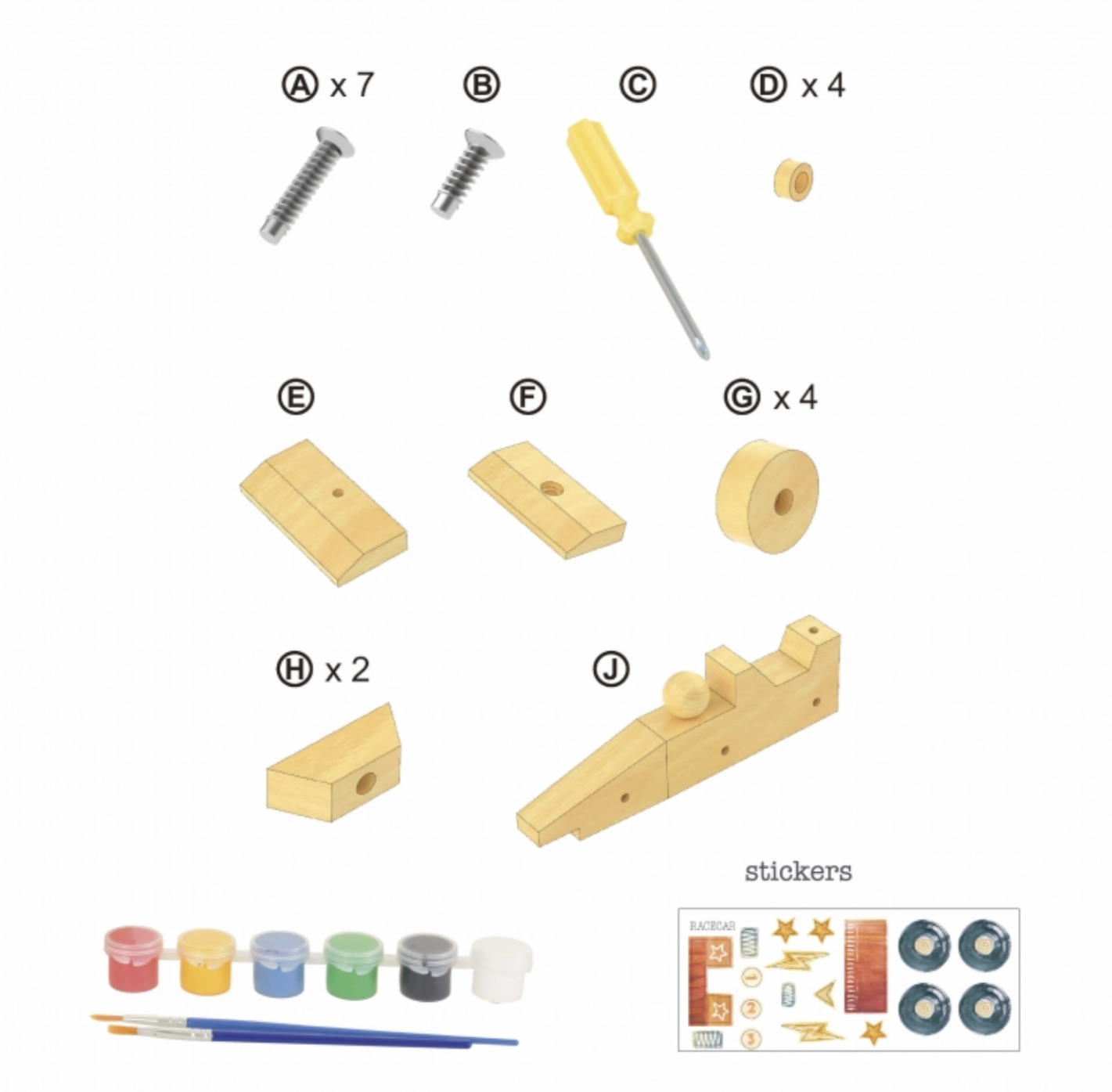 DIY Wooden Racecar