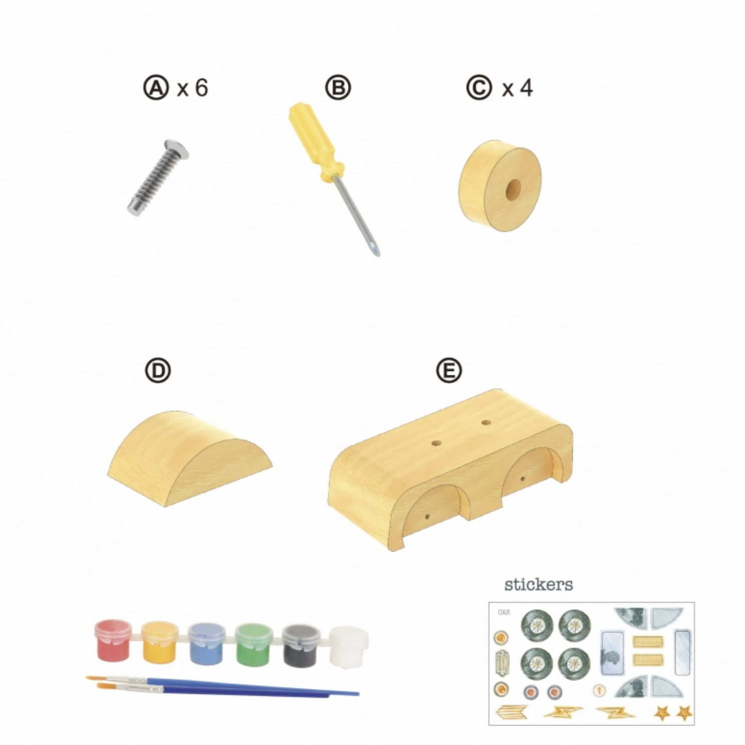DIY WOODEN CAR