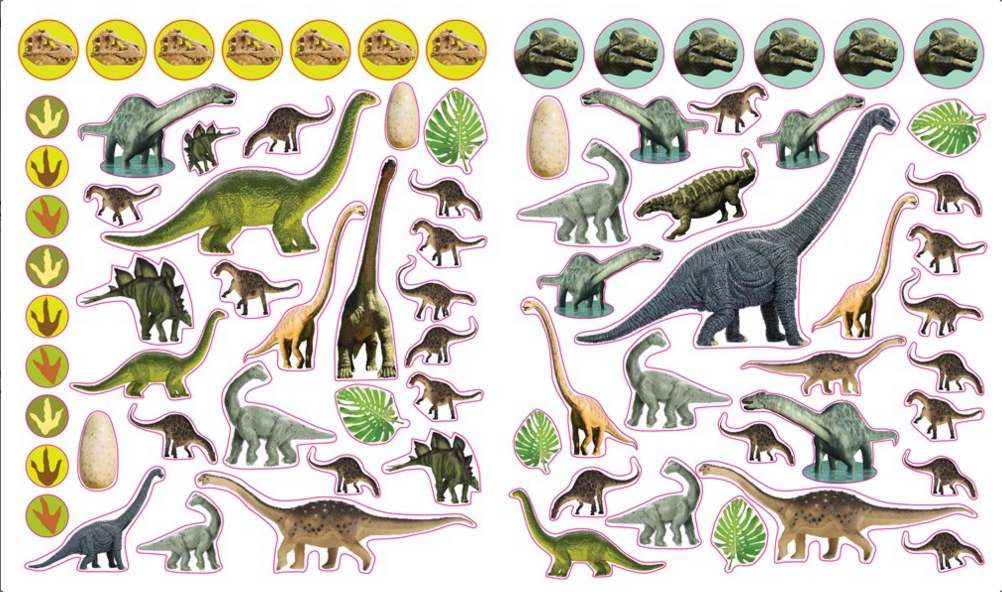 Eyelike Stickers: Dinosaurs