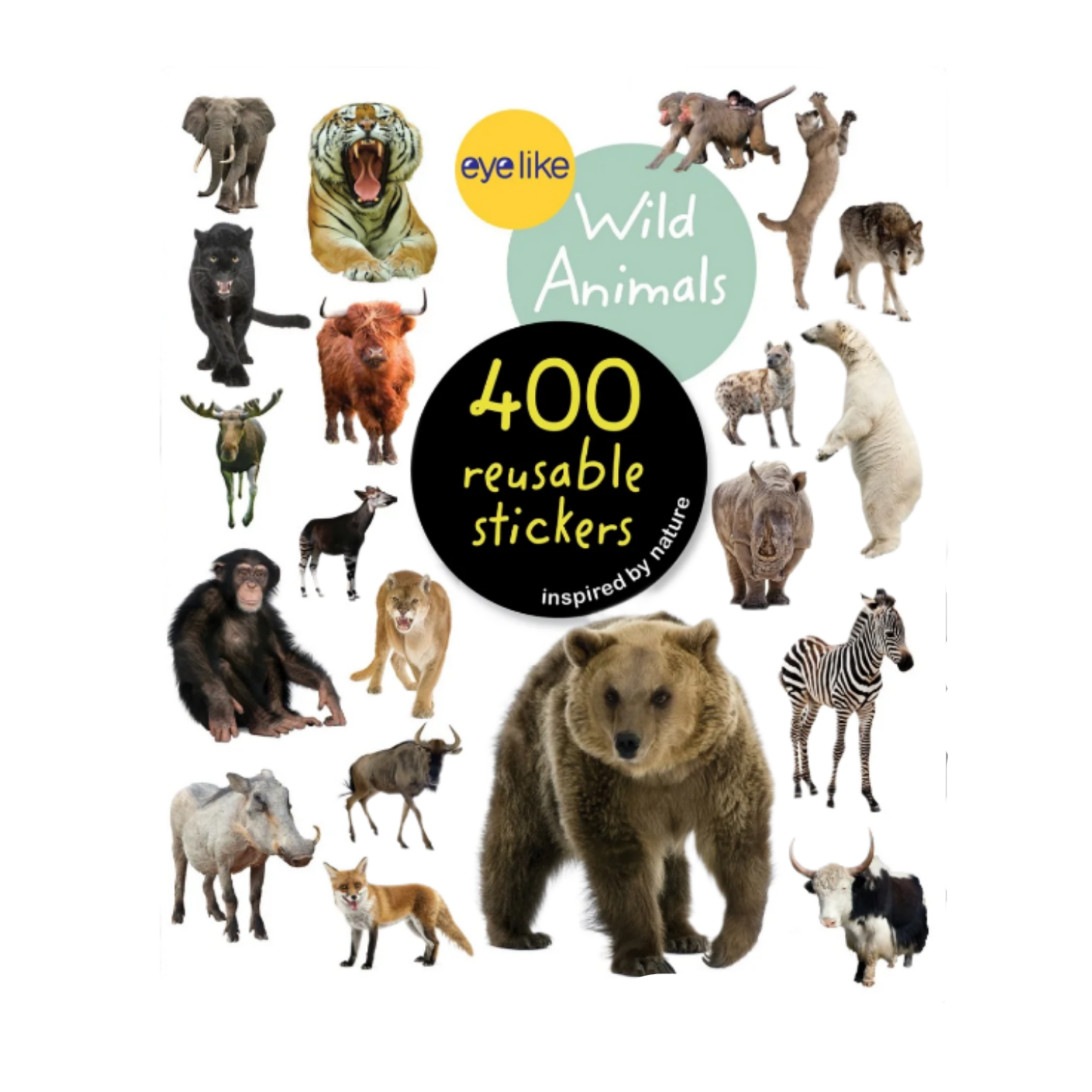Eyelike Stickers: Wild Animals