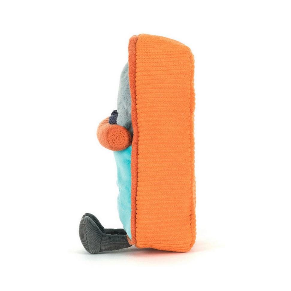 Amuseables Sardine Tin with orange lid on a white background
