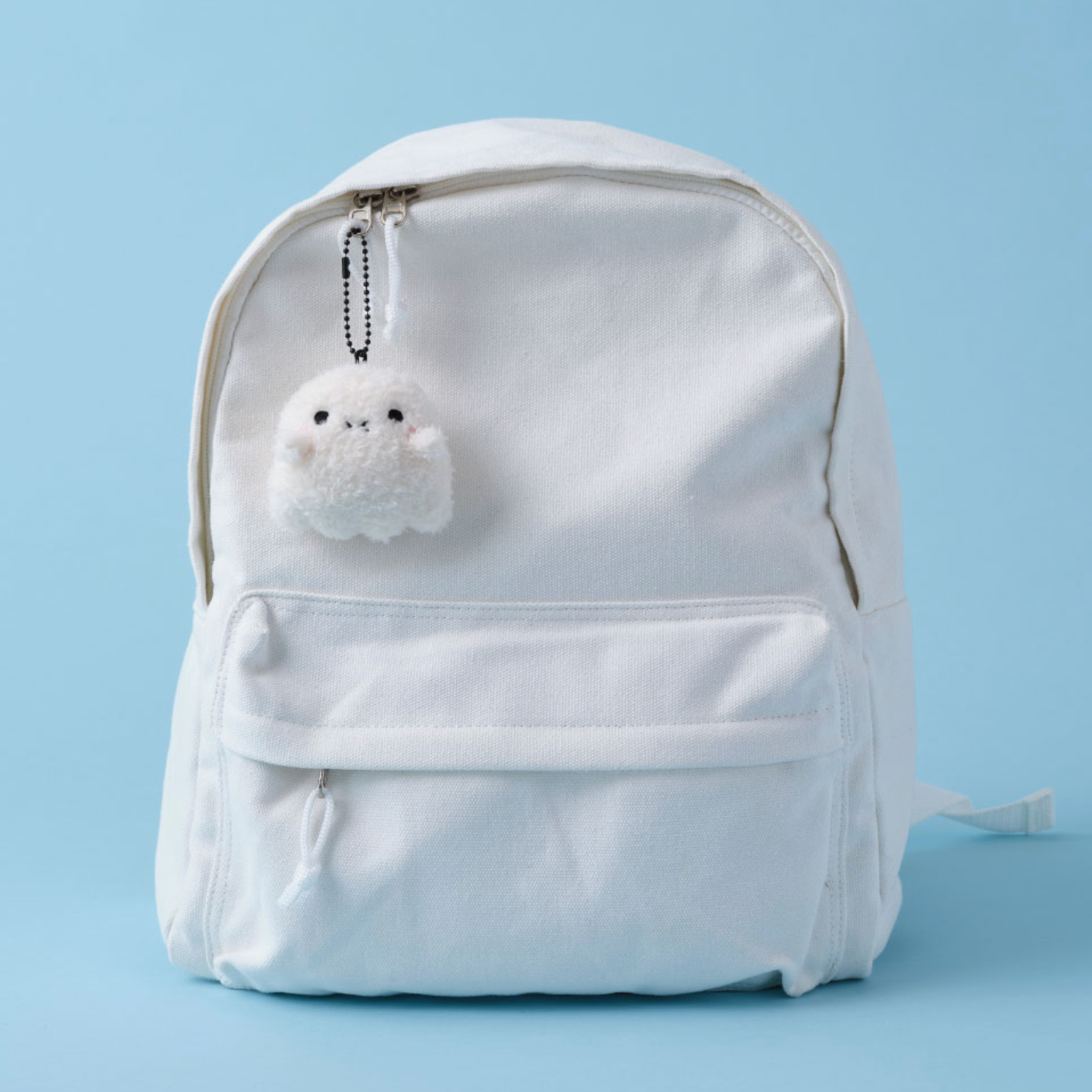 Keyring: Riceboo -White Ghost