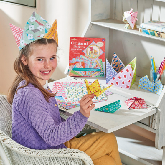Flower Patterns Origami Papers