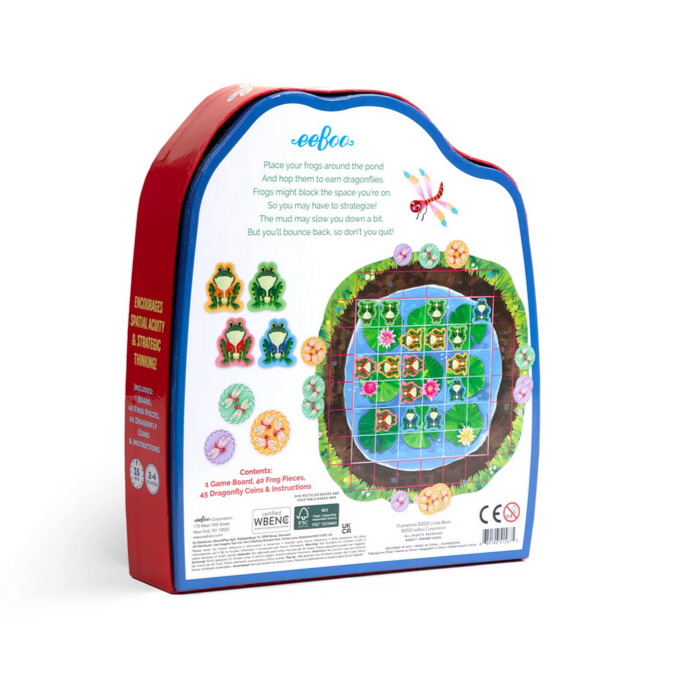 Product packaging with colorful graphics and text on a white background