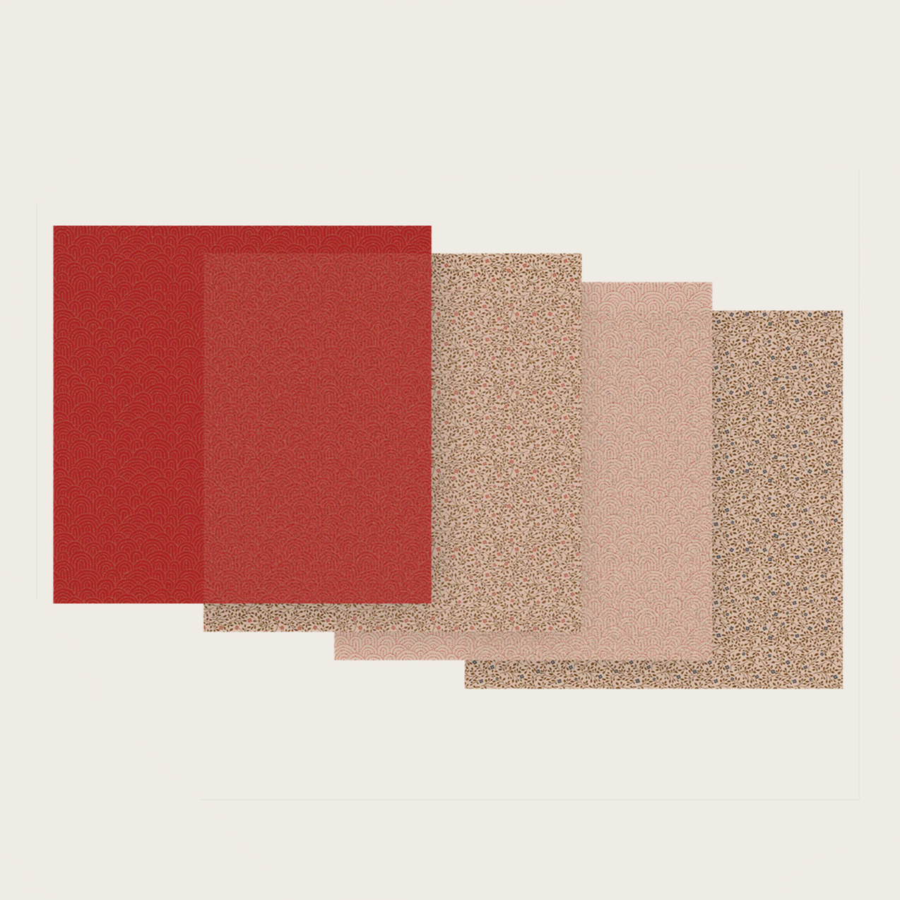 Tissue paper color swatches 
