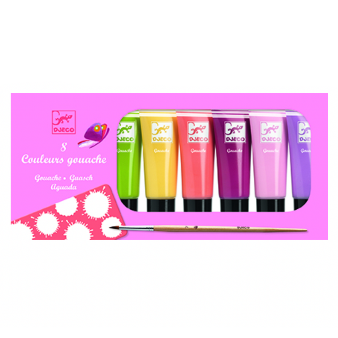 8 Tubes Of Gouache - Sweet