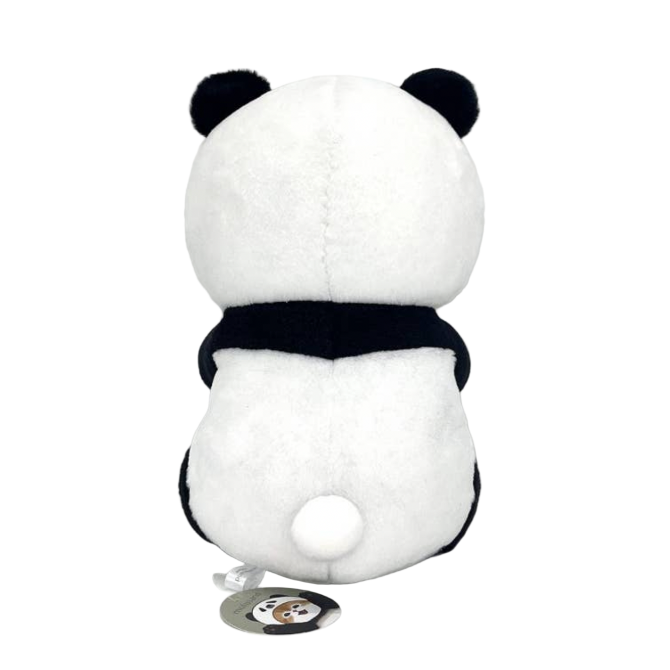 Plush panda toy  on a white background