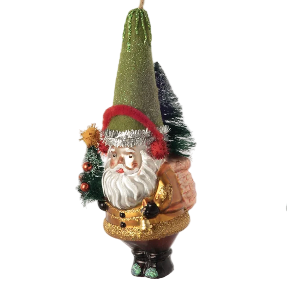Glass Gnome Ornaments