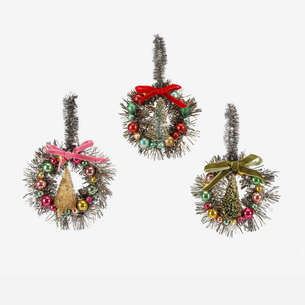 Tinsel Wreath Ornament