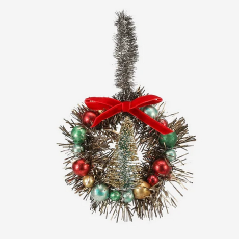 Tinsel Wreath Ornament