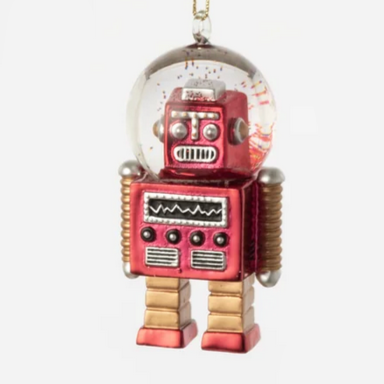 Robot Snow Globe Ornaments