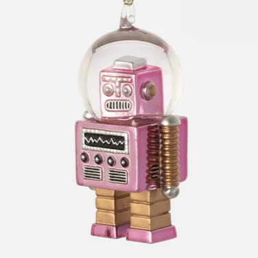 Robot Snow Globe Ornaments