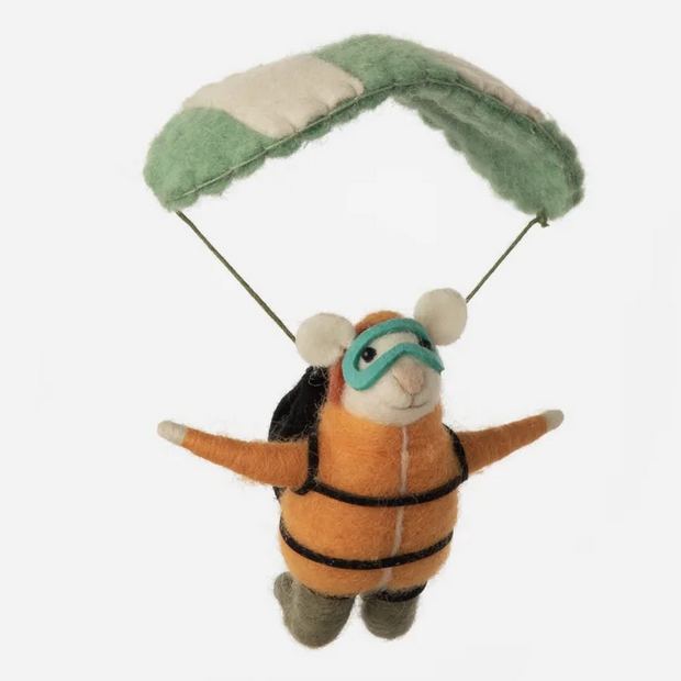Parasailing Mice Ornament