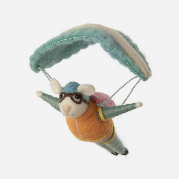 Parasailing Mice Ornament