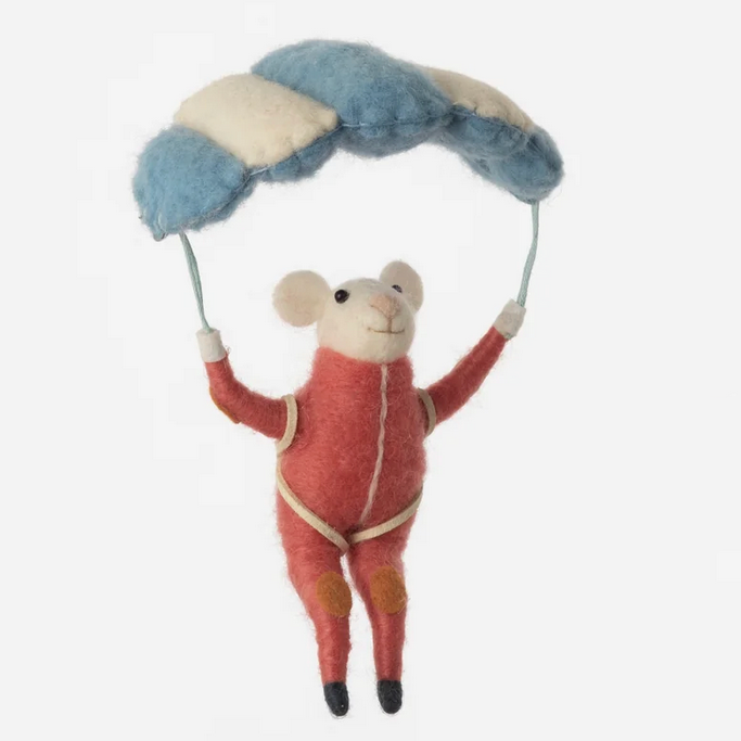 Parasailing Mice Ornament