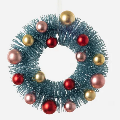 Shiny Ball Wreath Ornament