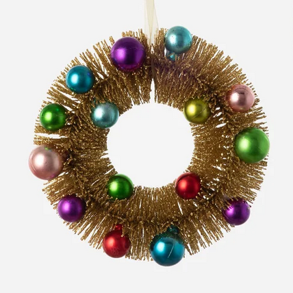 Shiny Ball Wreath Ornament