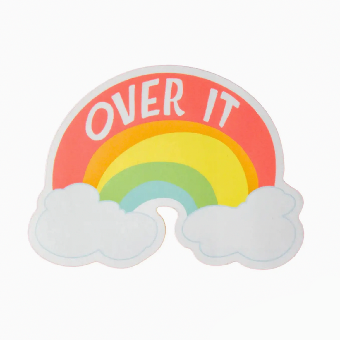 Over It Sticker